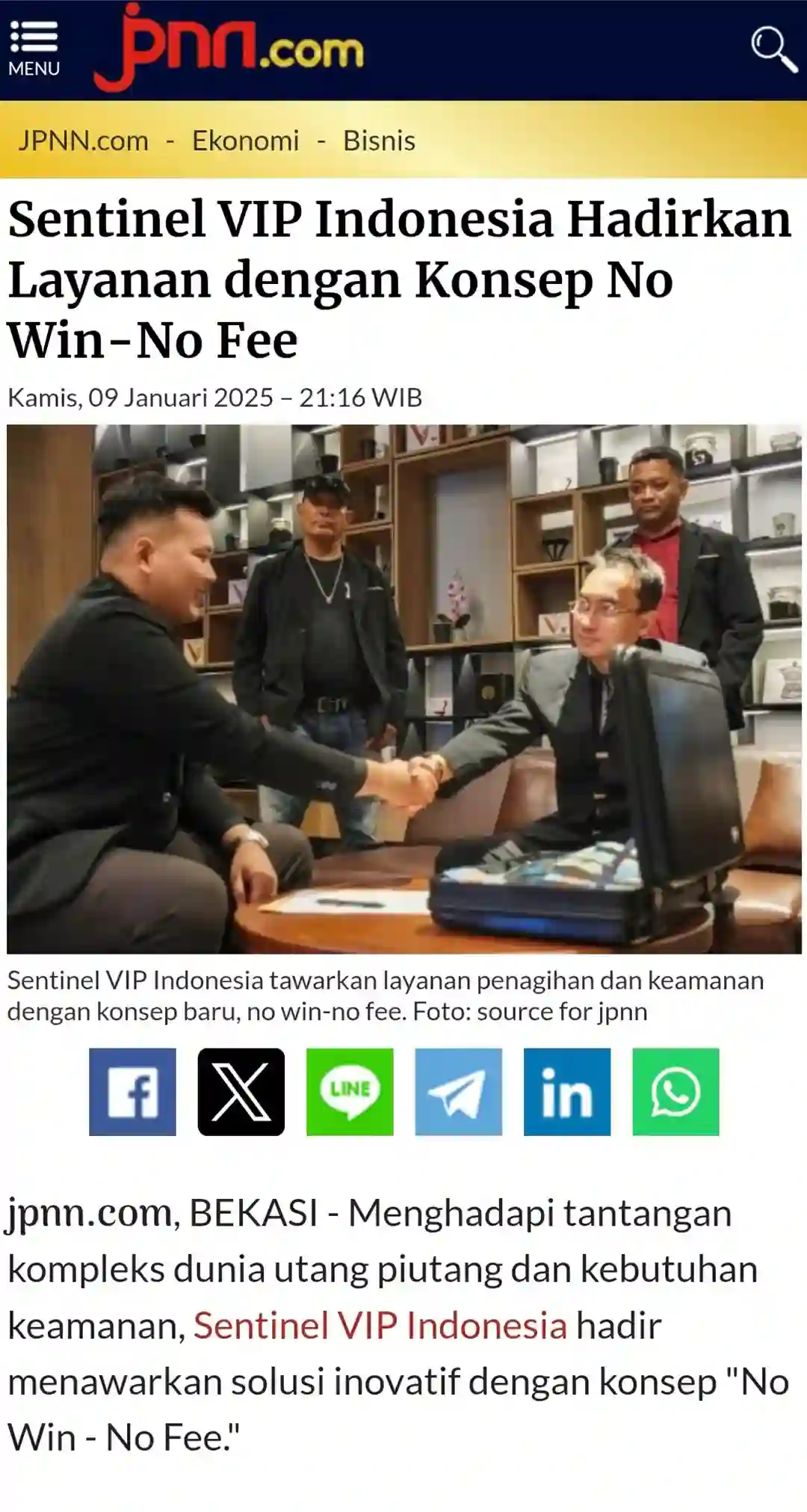 Sentinel VIP Indonesia