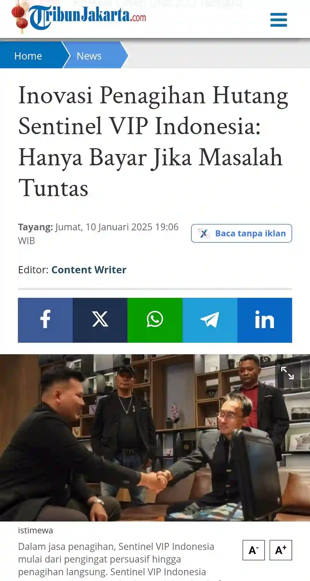 Sentinel VIP Indonesia