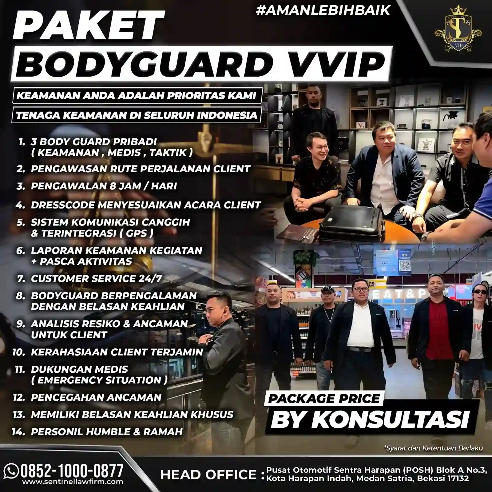 Paket Bodyguard Komplit