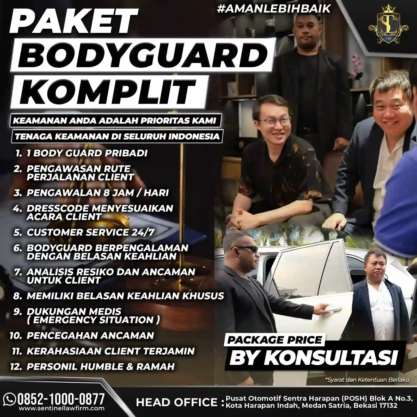 Paket Bodyguard Komplit